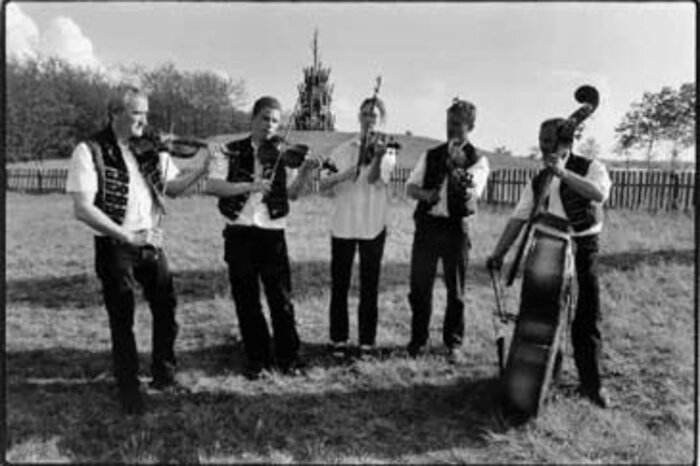 The band in Nagykálló folk costume